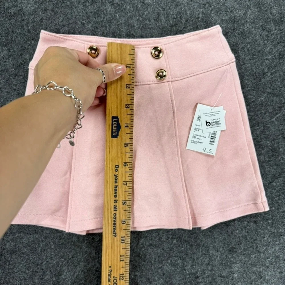 Gymboree Baby Toddler Girls Fuzzy Pink Pleated Skirt with Built In Shorts 2T NWT